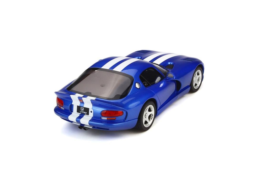 1/18 1996 Dodge Viper GTS (Resin Seri) Mavi Diecast Araba, GT Spirit 136 - Görsel 2