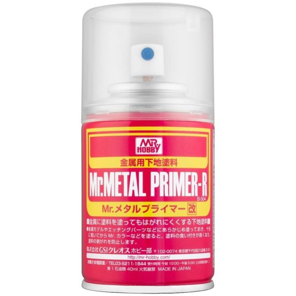 100 ml. Mr.Metal Primer Sprey Metal Astar Boyası, Mr.Hobby B504