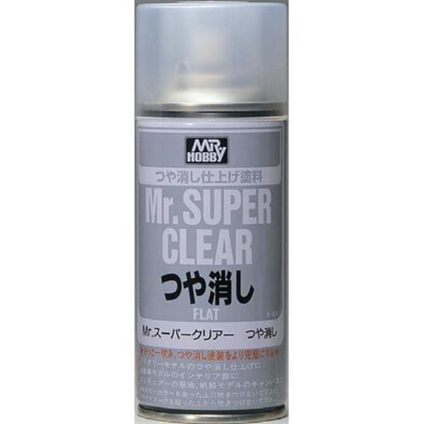 170 ml. Mat Vernik Sprey Maket Boyası, Mr.Hobby B514