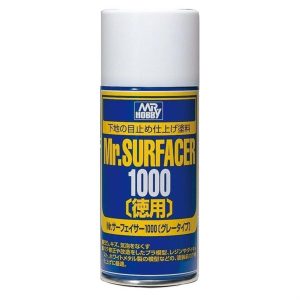 170 ml. Mr.Surfacer 1000 Gri Sprey Astar Maket Boyası, Mr.Hobby B519