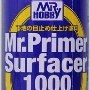 170 ml. Mr.Primer 1000 Gri Sprey Astar Maket Boyası, Mr.Hobby B524