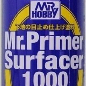 170 ml. Mr.Primer 1000 Gri Sprey Astar Maket Boyası, Mr.Hobby B524