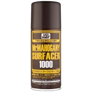 170 ml. Mr. Surfacer 1000 Mahogany Sprey Astar Maket Boyası, Mr.Hobby B528