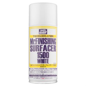 170 ml. Mr.Finishing Surfacer 1500 Beyaz Sprey Astar Maket Boyası, Mr.Hobby B529
