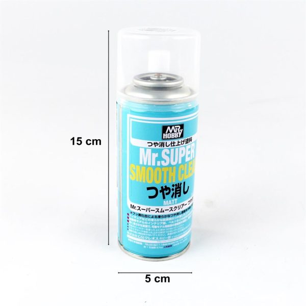 170 ml. Mr.Super Smooth Pürüzsüz Mat Vernik Sprey Maket Boyası, Mr.Hobby B530 - Görsel 2