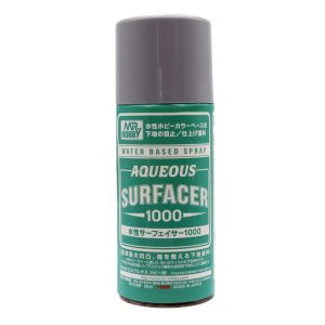 170 ml. Aqueous Surfacer 1000 Gri Sprey Astar Maket Boyası, Mr.Hobby B611