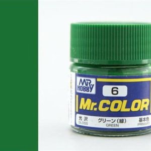 10 ml. Green Mr.Color Serisi Maket Boyası, Mr.Hobby C006