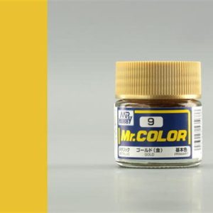 10 ml. Altın Mr.Color Serisi Maket Boyası, Mr.Hobby C009
