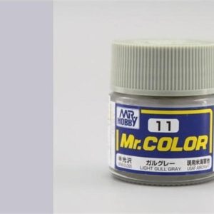10 ml. Light Gull Gray Mr.Color Serisi Maket Boyası, Mr.Hobby C011