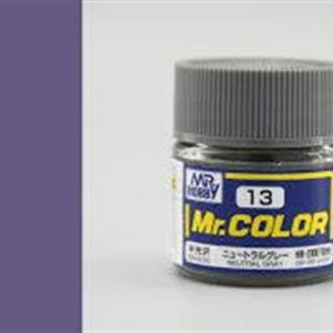 10 ml. Neutral Gray Mr.Color Serisi Maket Boyası, Mr.Hobby C013