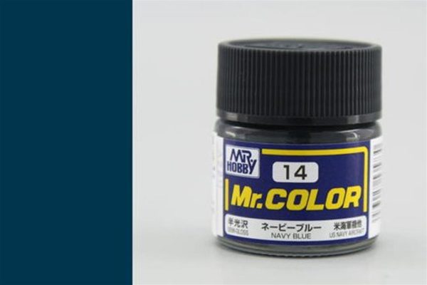 10 ml. Navy Blue Mr.Color Serisi Maket Boyası, Mr.Hobby C014