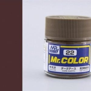10 ml. Dark Earth Mr.Color Serisi Maket Boyası, Mr.Hobby C022