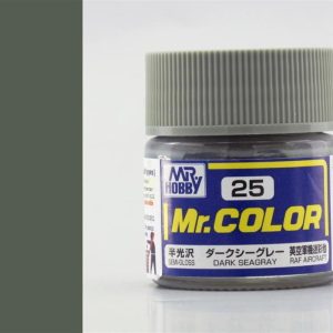 10 ml. Dark Seagray Mr.Color Serisi Maket Boyası, Mr.Hobby C025