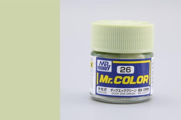 10 ml. Dark Egg Green Mr.Color Serisi Maket Boyası, Mr.Hobby C026