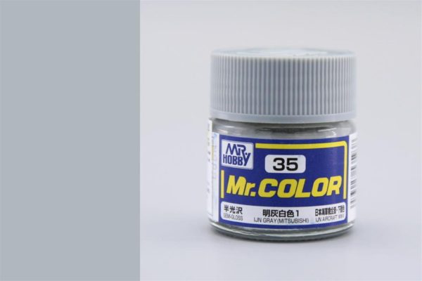 10 ml. IJN Gray (Mitsubishi) Mr.Color Serisi Maket Boyası, Mr.Hobby C035