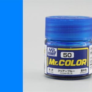 10 ml. Clear Blue Mr.Color Serisi Maket Boyası, Mr.Hobby C050