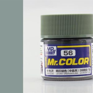 10 ml. IJN Gray Green (Nakajima) Mr.Color Serisi Maket Boyası, Mr.Hobby C056