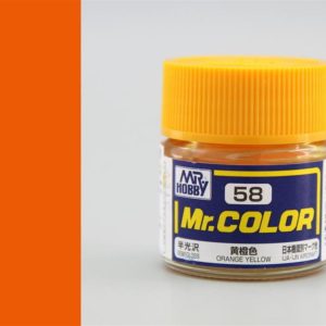 10 ml. Orange Yellow Mr.Color Serisi Maket Boyası, Mr.Hobby C058