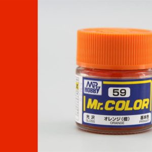 10 ml. Orange Mr.Color Serisi Maket Boyası, Mr.Hobby C059