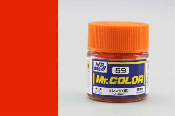 10 ml. Orange Mr.Color Serisi Maket Boyası, Mr.Hobby C059