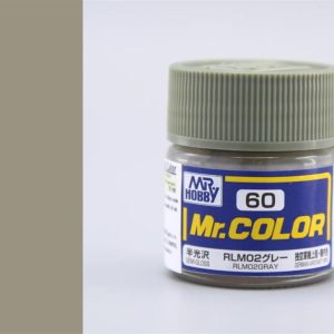 10 ml. RLM02 Gray Mr.Color Serisi Maket Boyası, Mr.Hobby C060