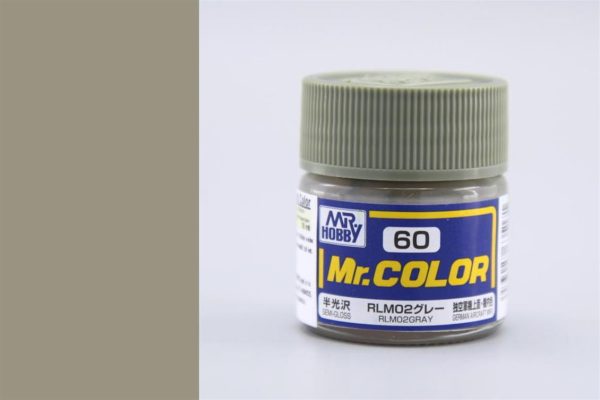 10 ml. RLM02 Gray Mr.Color Serisi Maket Boyası, Mr.Hobby C060