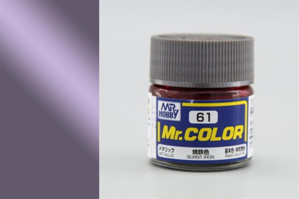 10 ml. Burnt Iron Mr.Color Serisi Maket Boyası, Mr.Hobby C061