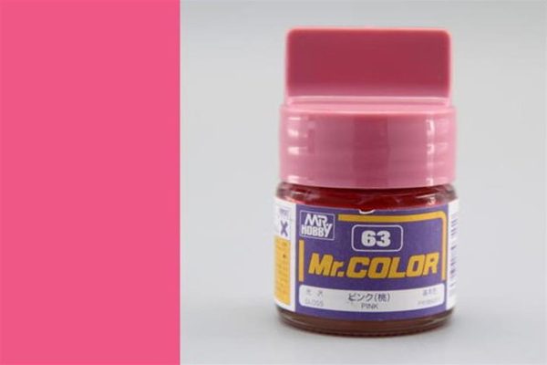 10 ml. Pink Mr.Color Serisi Maket Boyası, Mr.Hobby C063