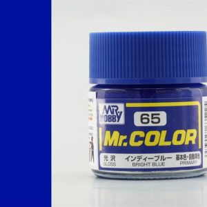 10 ml. Bright Blue Mr.Color Serisi Maket Boyası, Mr.Hobby C065