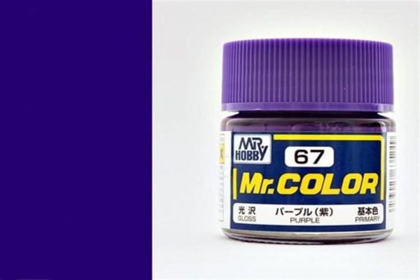 10 ml. Purple Mr.Color Serisi Maket Boyası, Mr.Hobby C067
