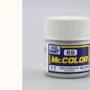 10 ml. Off White Mr.Color Serisi Maket Boyası, Mr.Hobby C069