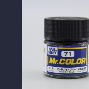 10 ml. Midnight Blue Mr.Color Serisi Maket Boyası, Mr.Hobby C071