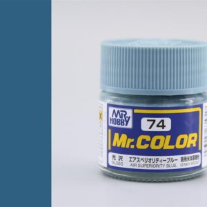 10 ml. Air Superiorty Blue Mr.Color Serisi Maket Boyası, Mr.Hobby C074
