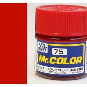 10 ml. Metalik Red Mr.Color Serisi Maket Boyası, Mr.Hobby C075