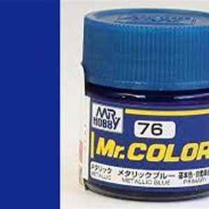 10 ml. Metalik Blue Mr.Color Serisi Maket Boyası, Mr.Hobby C076