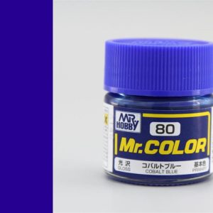 10 ml. Cobald Blue Mr.Color Serisi Maket Boyası, Mr.Hobby C080