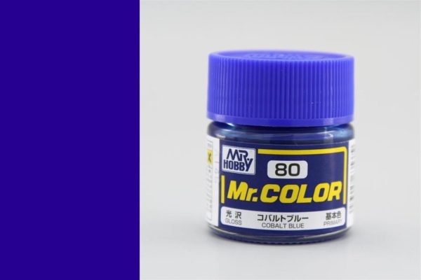 10 ml. Cobald Blue Mr.Color Serisi Maket Boyası, Mr.Hobby C080