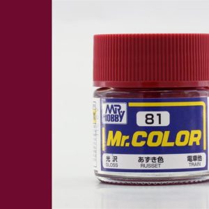 10 ml. Russet Mr.Color Serisi Maket Boyası, Mr.Hobby C081