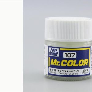 10 ml. Character White Mr.Color Serisi Maket Boyası, Mr.Hobby C107