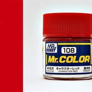 10 ml. Character Red Mr.Color Serisi Maket Boyası, Mr.Hobby C108