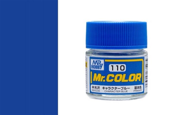 10 ml. Character Blue Mr.Color Serisi Maket Boyası, Mr.Hobby C110