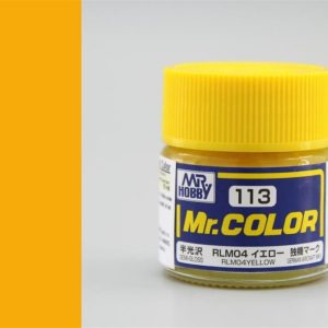 10 ml. RLM04 Yellow Mr.Color Serisi Maket Boyası, Mr.Hobby C113
