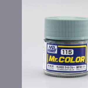 10 ml. RLM65 Light Blue Mr.Color Serisi Maket Boyası, Mr.Hobby C115