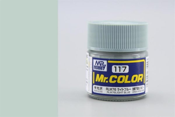 10 ml. RLM76 Light Blue Mr.Color Serisi Maket Boyası, Mr.Hobby C117