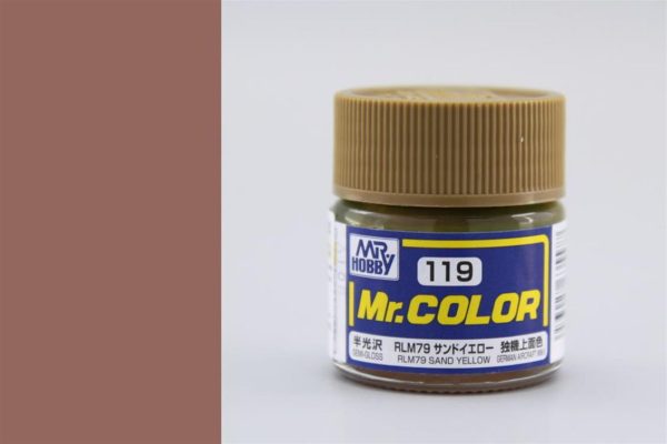 10 ml. RLM76 Sand Yellow Mr.Color Serisi Maket Boyası, Mr.Hobby C119