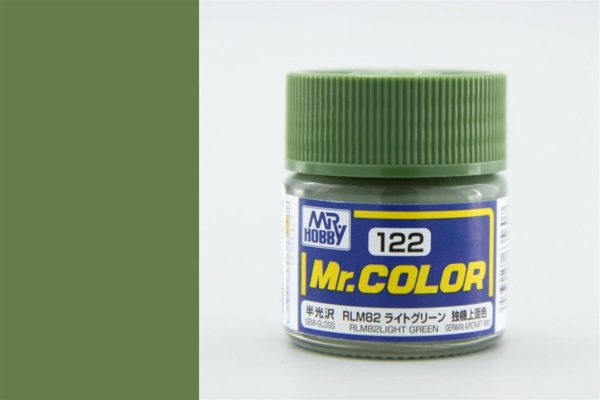 10 ml. RLM82 Light Green Mr.Color Serisi Maket Boyası, Mr.Hobby C122