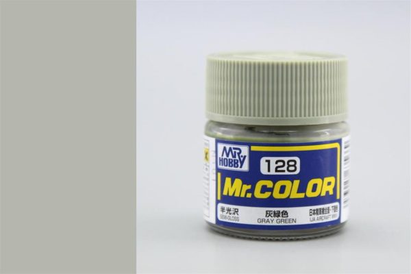 10 ml. Gray Green Mr.Color Serisi Maket Boyası, Mr.Hobby C128