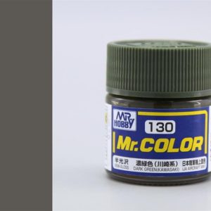 10 ml. Dark Green (Kawasaki) Mr.Color Serisi Maket Boyası, Mr.Hobby C130