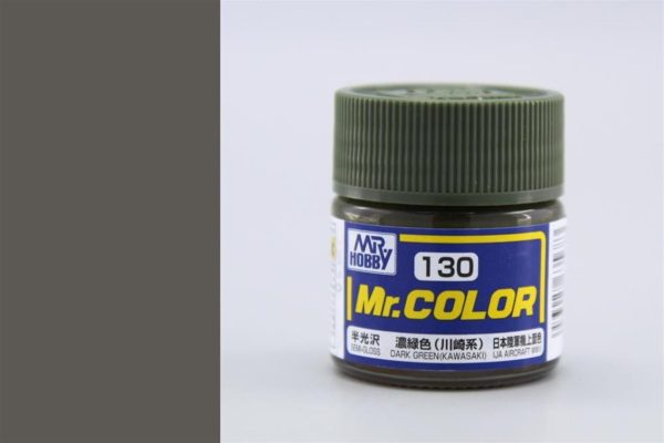 10 ml. Dark Green (Kawasaki) Mr.Color Serisi Maket Boyası, Mr.Hobby C130