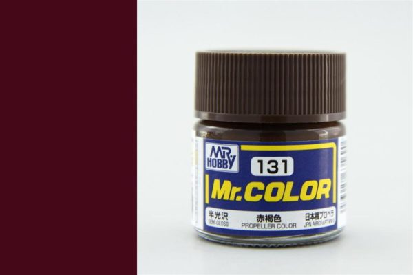 10 ml. Red Brown II Mr.Color Serisi Maket Boyası, Mr.Hobby C131